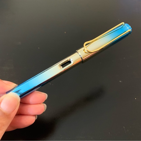 🍒🍒 Infinity Blue & Gold Pencil - Picture 3 of 6